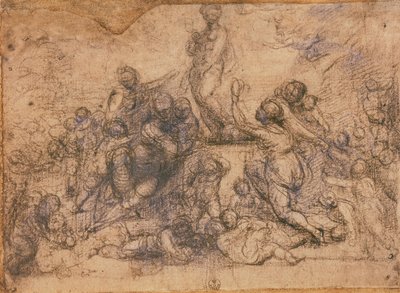 دراسة لعبادة فينوس ، 1490-1517 (فحم على ورق) بواسطة Fra 1472 1517 بارتولوميو